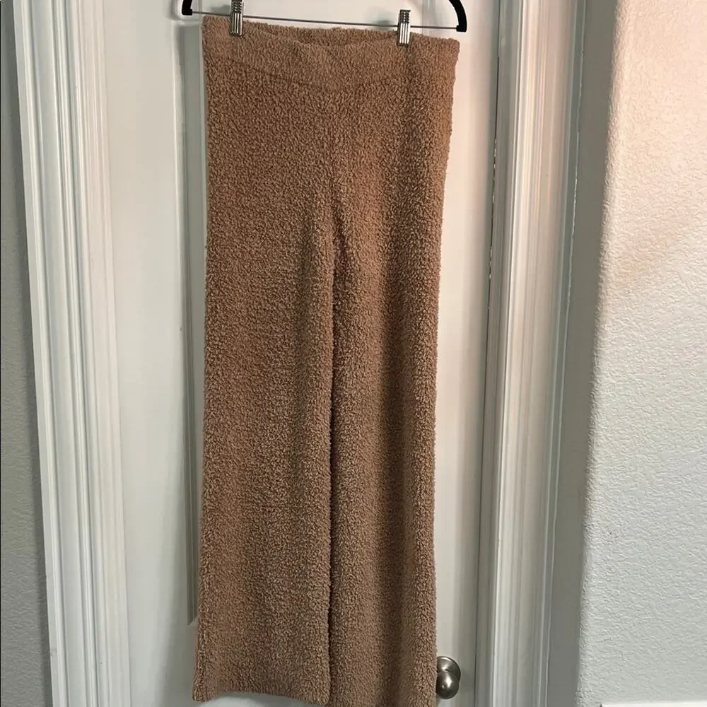 Aerie Marshmallow Wide Leg Pants - Tan Size Medium